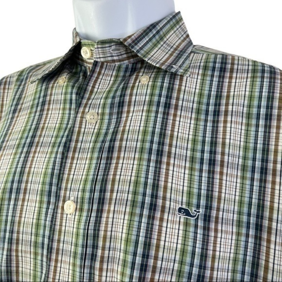 Vineyard Vines Men Casual Shirt Buttons Down Plaid Sz S - Picture 10 of 12